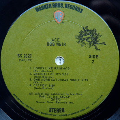 Bob Weir : Ace (LP, Album, Pit)