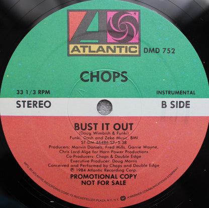 Chops (2) : Bust It Out (12", Promo)