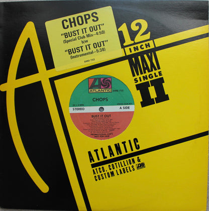 Chops (2) : Bust It Out (12", Promo)