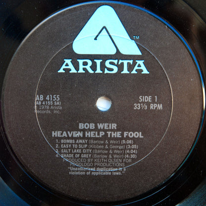 Bob Weir : Heaven Help The Fool (LP, Album, Pit)