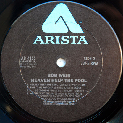 Bob Weir : Heaven Help The Fool (LP, Album, Pit)