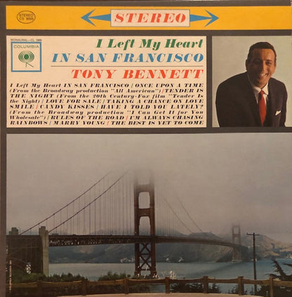 Tony Bennett : I Left My Heart In San Francisco (LP, Album, RP, 360)
