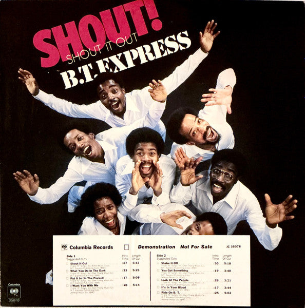 B.T. Express : Shout! (Shout It Out) (LP, Album, Promo)