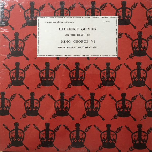 Laurence Olivier : On The Death Of King George (LP, RP)