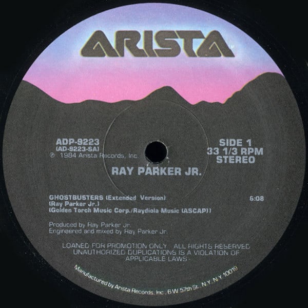 Ray Parker Jr. : Ghostbusters (12", Promo)
