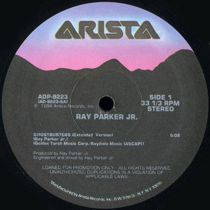 Ray Parker Jr. : Ghostbusters (12", Promo)