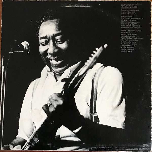 Muddy Waters : Muddy "Mississippi" Waters Live (LP, Album, Pit)