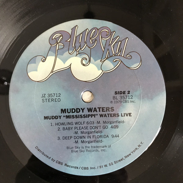 Muddy Waters : Muddy "Mississippi" Waters Live (LP, Album, Pit)