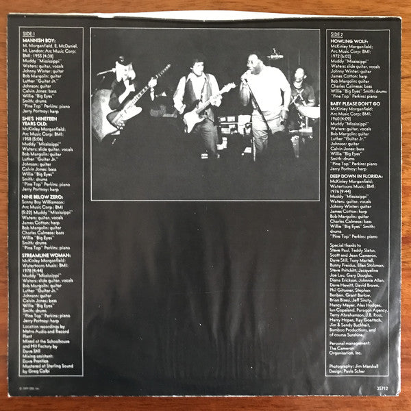 Muddy Waters : Muddy "Mississippi" Waters Live (LP, Album, Pit)