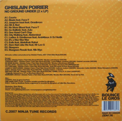 Ghislain Poirier : No Ground Under (2xLP, Album)