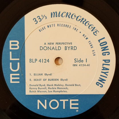 Donald Byrd : A New Perspective (LP, Album, Mono, No )