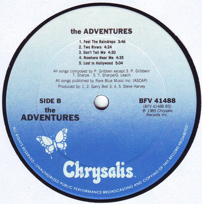 The Adventures : The Adventures (LP, Album)