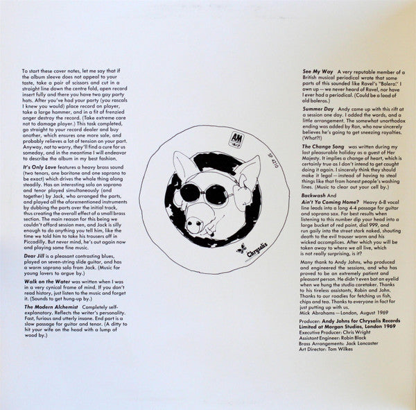 Blodwyn Pig : Ahead Rings Out (LP, Album, Pit)