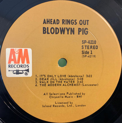 Blodwyn Pig : Ahead Rings Out (LP, Album, Pit)