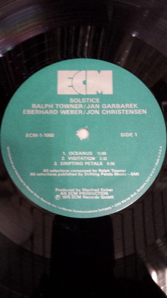 Ralph Towner : Solstice (LP, Album, RE, Wak)