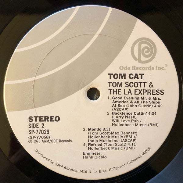 Tom Scott & The L.A. Express : Tom Cat (LP, Album, Pit)