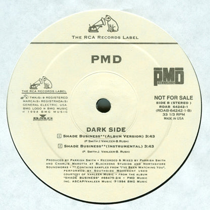 PMD : Swing Your Own Thing / Shadé Business (12", Promo)
