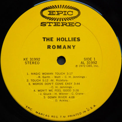 The Hollies : Romany (LP, Album, Pit)
