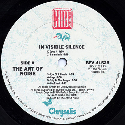 The Art Of Noise : In Visible Silence (LP, Album)