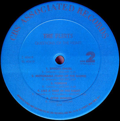 The Flirts : Questions Of The Heart (LP, Album)