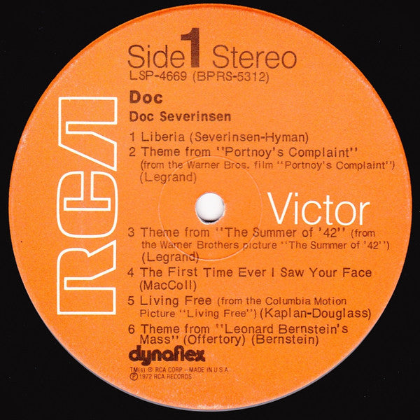 Doc Severinsen : Doc (LP, Album, Ind)