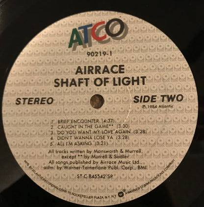 Airrace : Shaft Of Light (LP, Album, Spe)