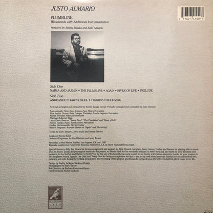 Justo Almario : Plumbline (LP, Album)