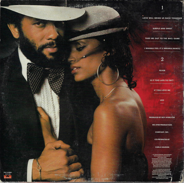 Roy Ayers : Fever (LP, Album, 53 )