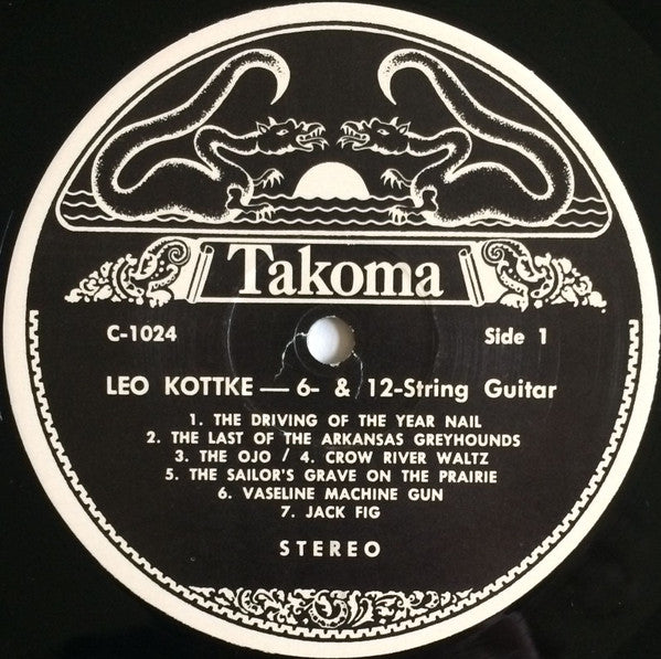 Leo Kottke : 6- And 12-String Guitar (LP, Album, RE)