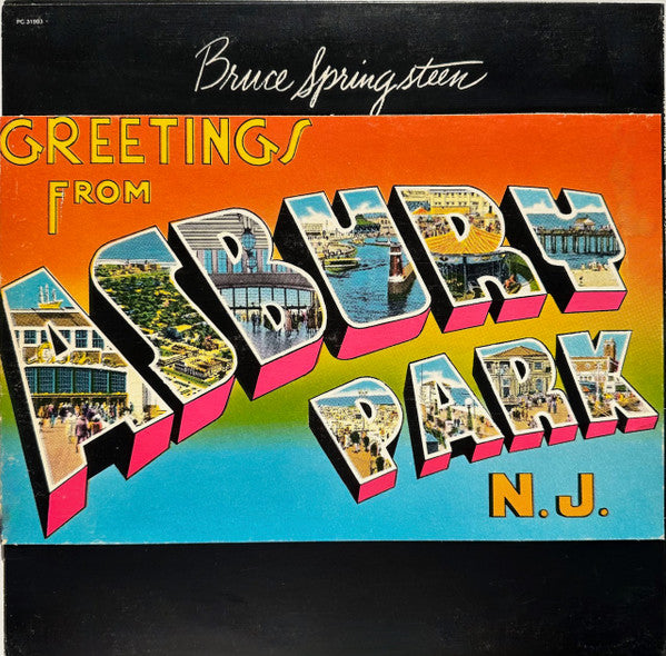Bruce Springsteen : Greetings From Asbury Park, N.J. (LP, Album, RE)