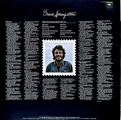 Bruce Springsteen : Greetings From Asbury Park, N.J. (LP, Album, RE)
