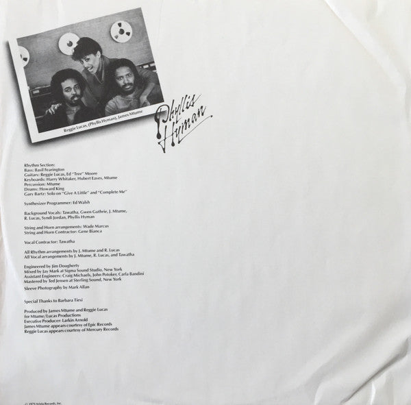 Phyllis Hyman : You Know How To Love Me (LP, Album, Hub)