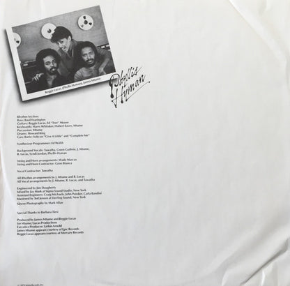 Phyllis Hyman : You Know How To Love Me (LP, Album, Hub)