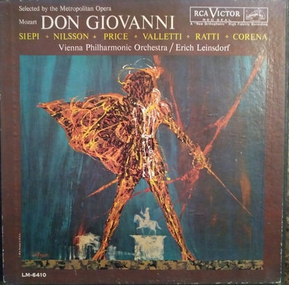 Wolfgang Amadeus Mozart - Erich Leinsdorf : Don Giovanni (4xLP, Album, Mono + Box)