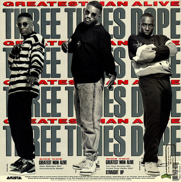 Three Times Dope : Greatest Man Alive (12")
