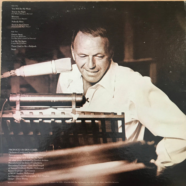 Frank Sinatra : Ol' Blue Eyes Is Back (LP, Album, Win)