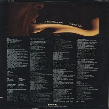 Johnny Hammond : Gambler's Life (LP, Album)