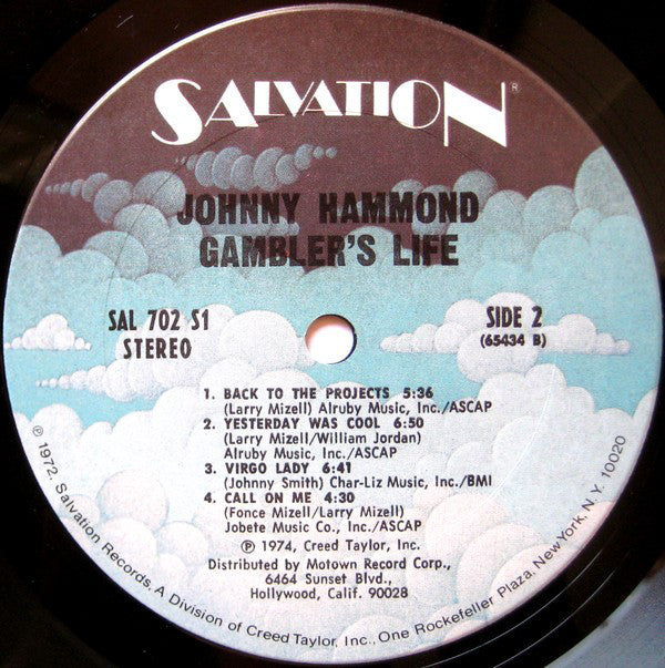 Johnny Hammond : Gambler's Life (LP, Album)