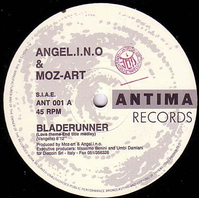 Angel.i.n.o & Moz-art : Bladerunner (12", Pic)