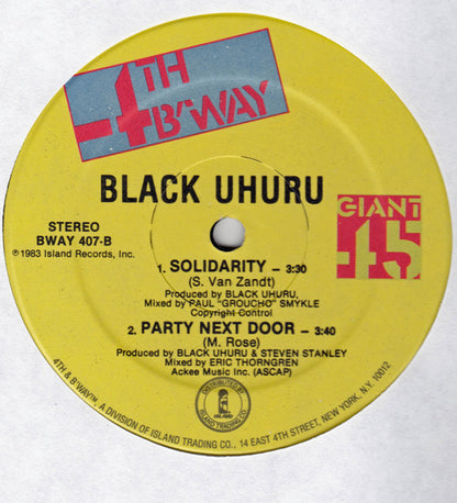 Black Uhuru : What Is Life? (12")