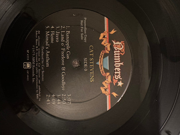 Cat Stevens : Numbers (LP, Album, Promo)