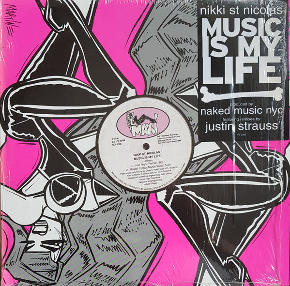 Nikki St. Nicholas : Music Is My Life (12")