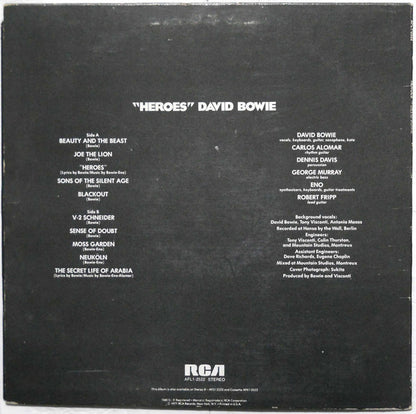 David Bowie : "Heroes" (LP, Album, Bes)
