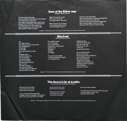 David Bowie : "Heroes" (LP, Album, Bes)