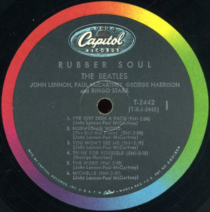 The Beatles : Rubber Soul (LP, Album, Mono, Glo)