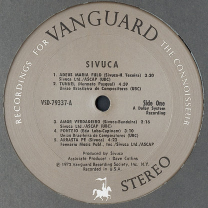 Sivuca : Sivuca (LP, Album)