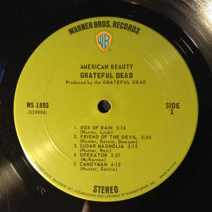 The Grateful Dead : American Beauty (LP, Album, War)