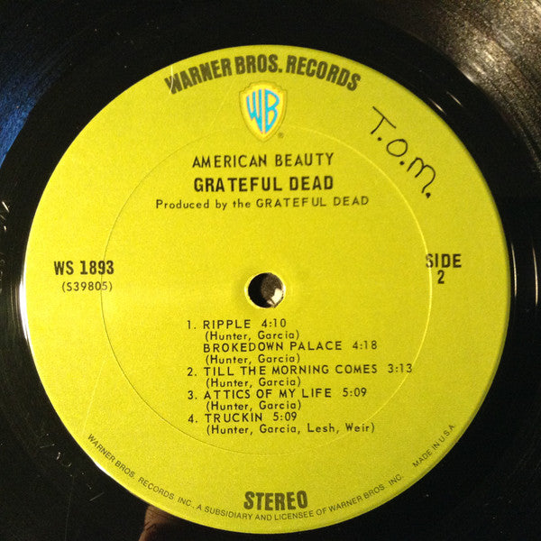 The Grateful Dead : American Beauty (LP, Album, War)