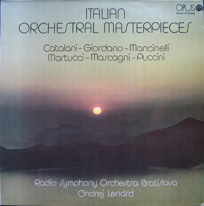 Slovak Radio Symphony Orchestra, Ondrej Lenárd : Italian Orchestral Masterpieces (LP)