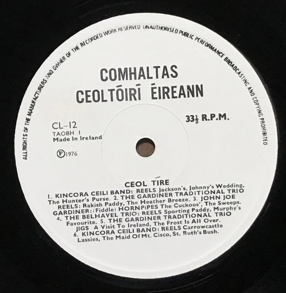 Various : Ceol Tire (LP)